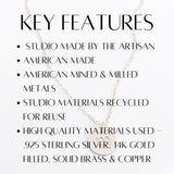 French Woman's Profile Brass Earrings