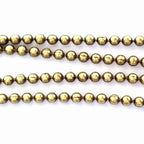 Vintage Brass Ball Chain - 24 Inches
