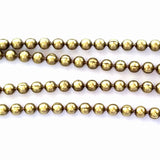 Vintage Brass Ball Chain - 24 Inches