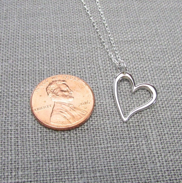 Mothers Silver Heart Necklace with Crystal Birthstones, 925 Sterling Silver Pendant and Chain, by E. Ria Designs