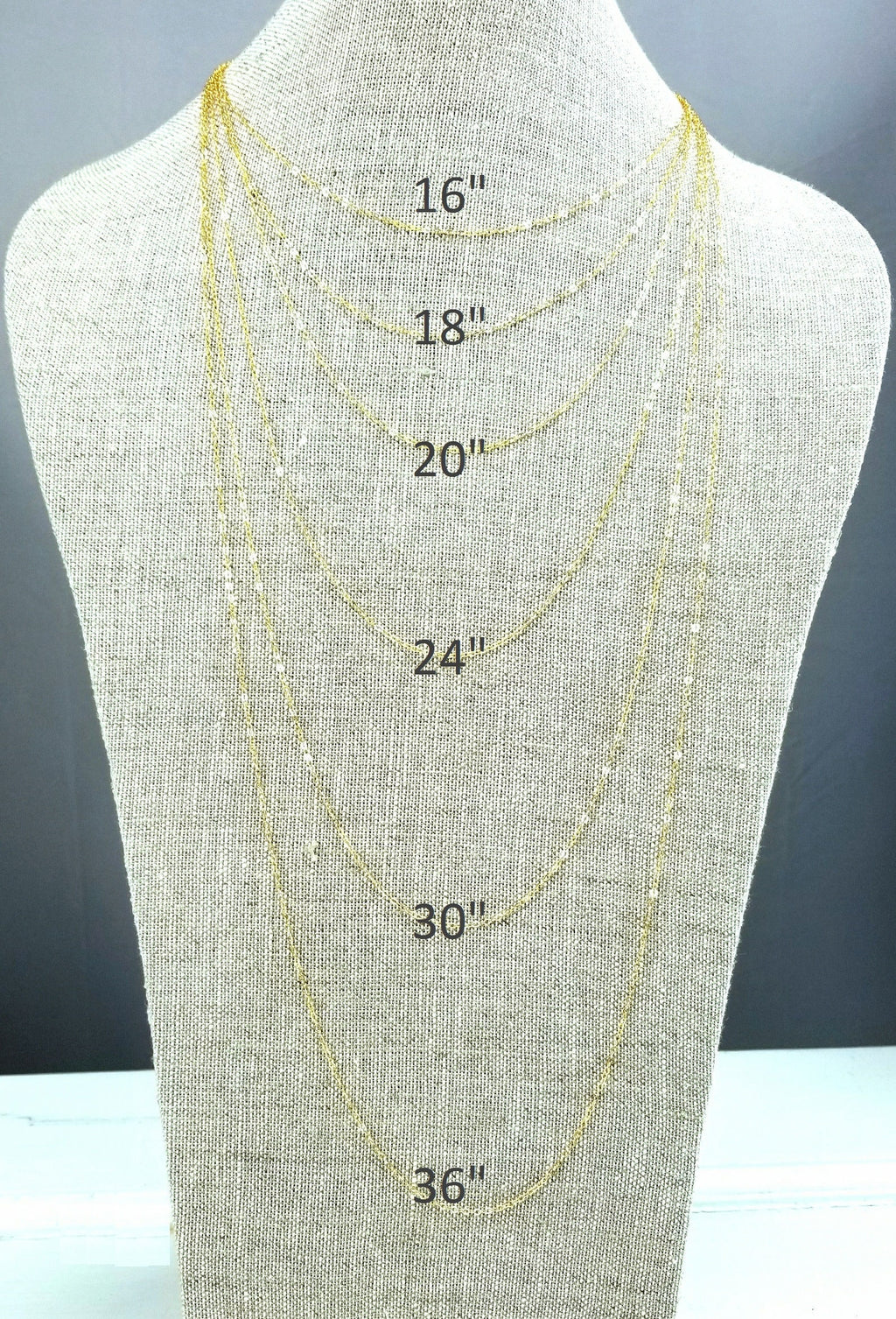 Gold Chain | 14K Gold Filled | Cable Necklace | Plain Gold Chain | Gold Necklace | Long Gold Chain | Long Gold Necklace |A La Carte