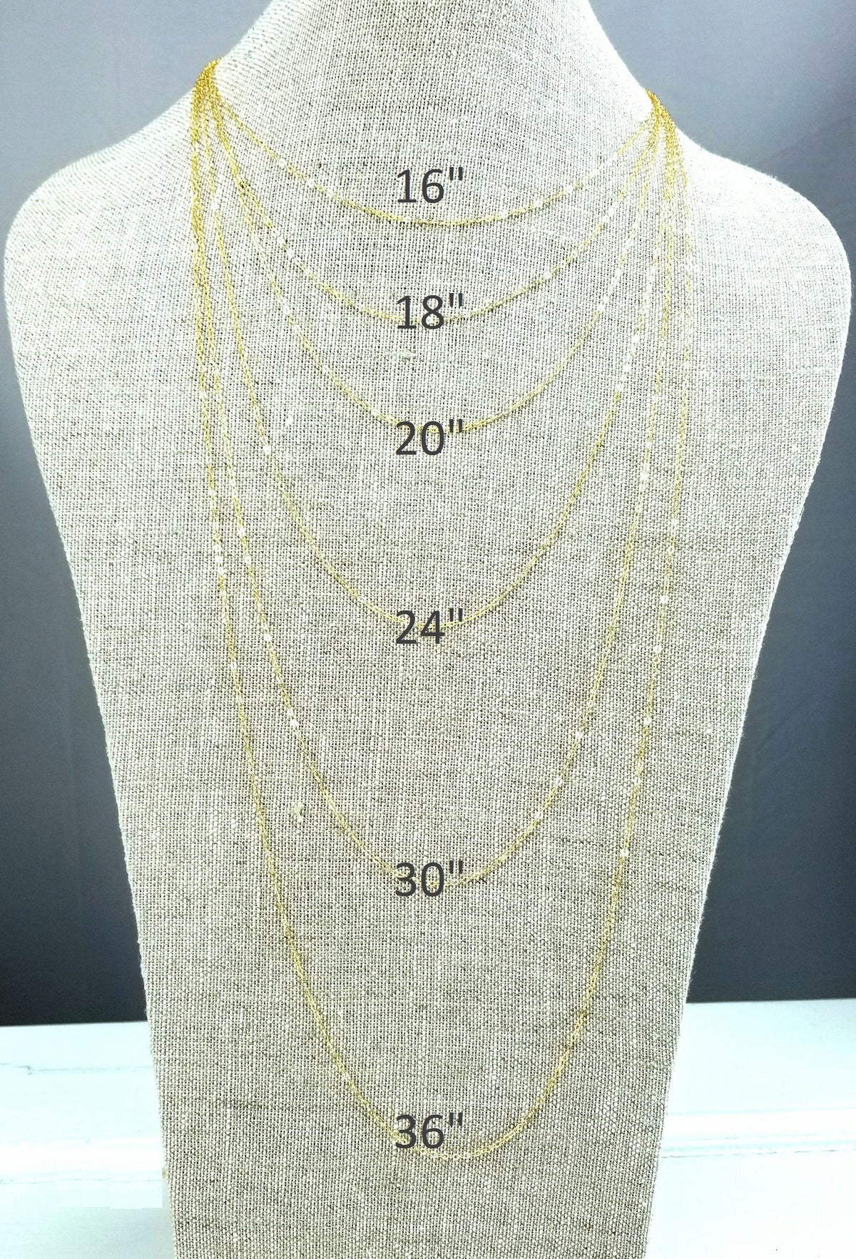 Gold Chain | 14K Gold Filled | Cable Necklace | Plain Gold Chain | Gold Necklace | Long Gold Chain | Long Gold Necklace |A La Carte