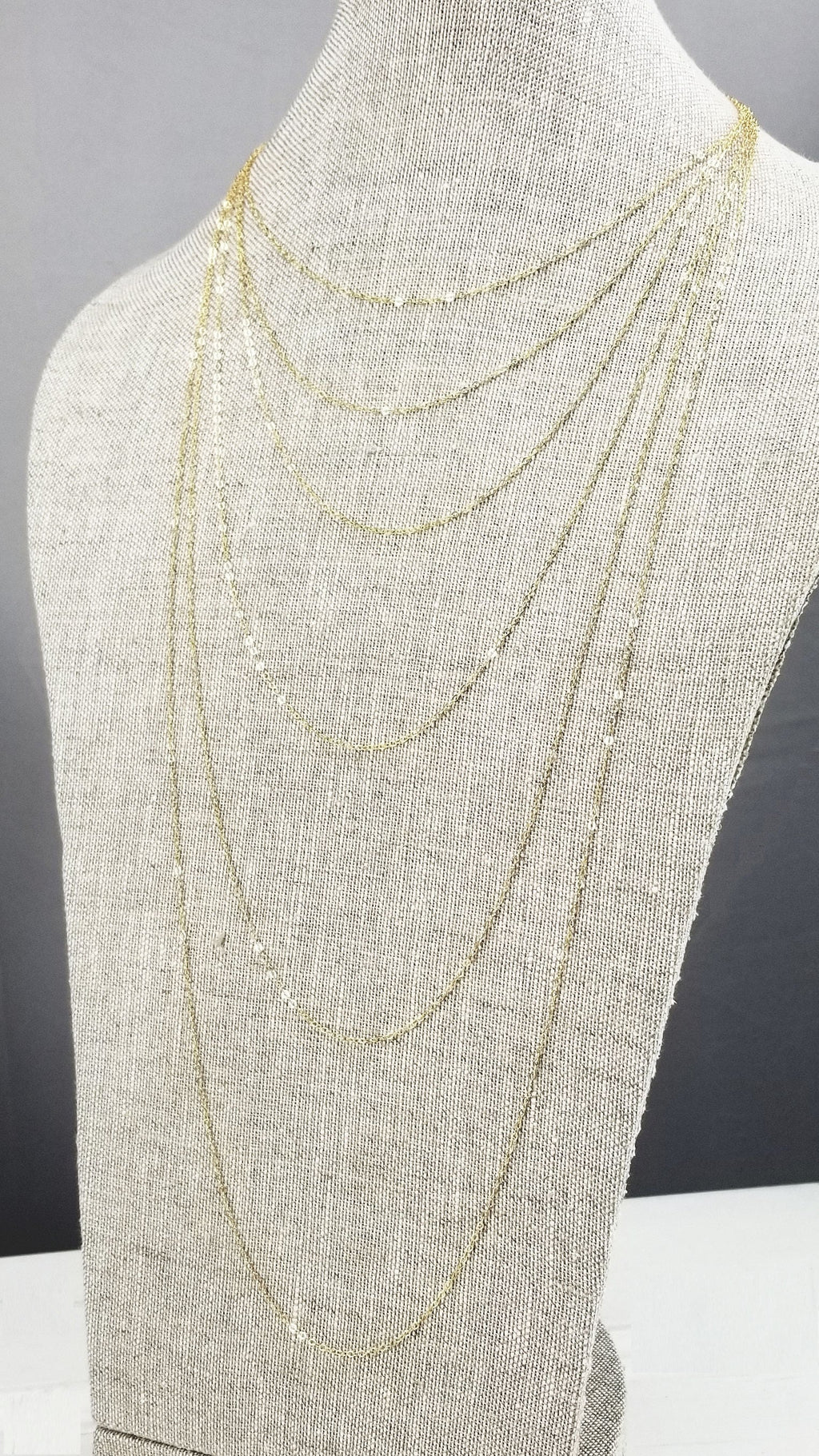 Gold Chain | 14K Gold Filled | Cable Necklace | Plain Gold Chain | Gold Necklace | Long Gold Chain | Long Gold Necklace |A La Carte