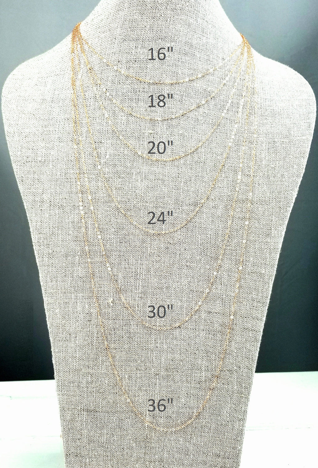 14K Rose Gold Filled Cable Chain | Necklace, Pendant Chain