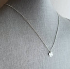 Silver Shamrock Necklace, .925 Sterling Four Leaf Clover Pendant, St. Patrick's Day Gift, Irish Jewelry, Lucky Charm by E. Ria Designs
