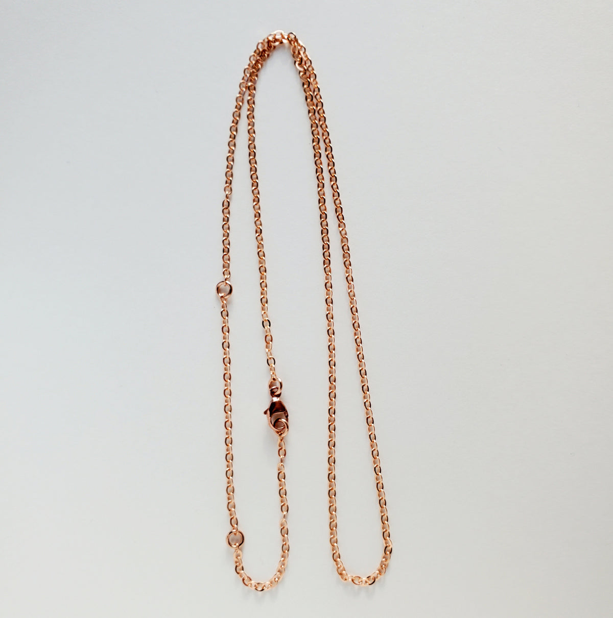 Adjustable Rose Gold Cable Chain, Muli-Length, 14K Rose Gold Filled, 16"-18"-20" | 18"-20"-22" | 20"-22"-24"