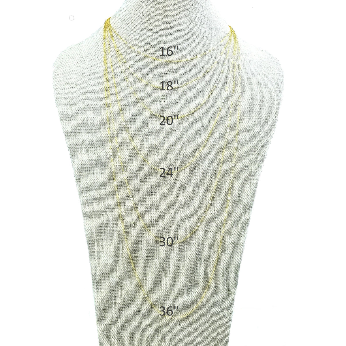 Adjustable Gold Cable Chain, Multi-Length, 14K Gold Filled 16"-18"-20" | 18"-20"-22" | 20"-22"-24" Make Your Own Length Chain E. Ria Designs