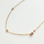 Adjustable Gold Cable Chain, Multi-Length, 14K Gold Filled 16"-18"-20" | 18"-20"-22" | 20"-22"-24" Make Your Own Length Chain E. Ria Designs