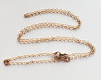 Adjustable Gold Cable Chain, Multi-Length, 14K Gold Filled 16"-18"-20" | 18"-20"-22" | 20"-22"-24" Make Your Own Length Chain E. Ria Designs