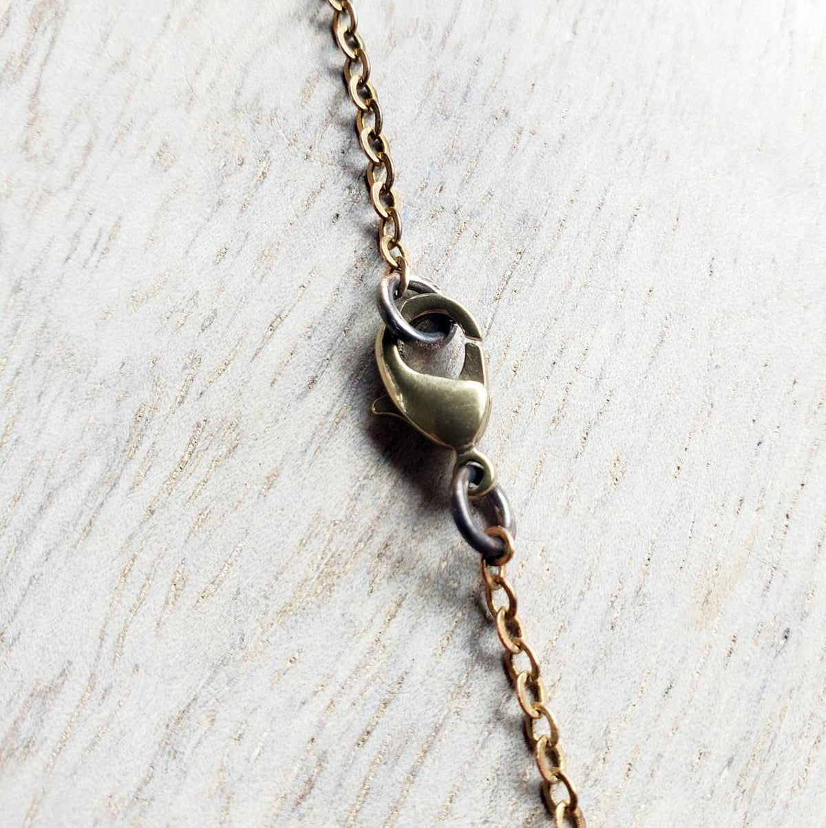 Italian Honeybee Flower Coin Necklace, Early 1900's Italy Honey Bee 10 Copper Coin Charm, Handmade Jewelry by E. Ria Designs