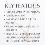 French Coin Earrings, Marianne's Profile Gold France Five Centimes and Brass Ear Wire, Handcrafted in USA by E. Ria Designs