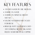 Fine Dainty Delicate 12K Gold Filled Curb Chain for Small Charm or Pendant, 18" Eighteen Inch Gold Necklace, E. Ria Designs, Gift Boxed