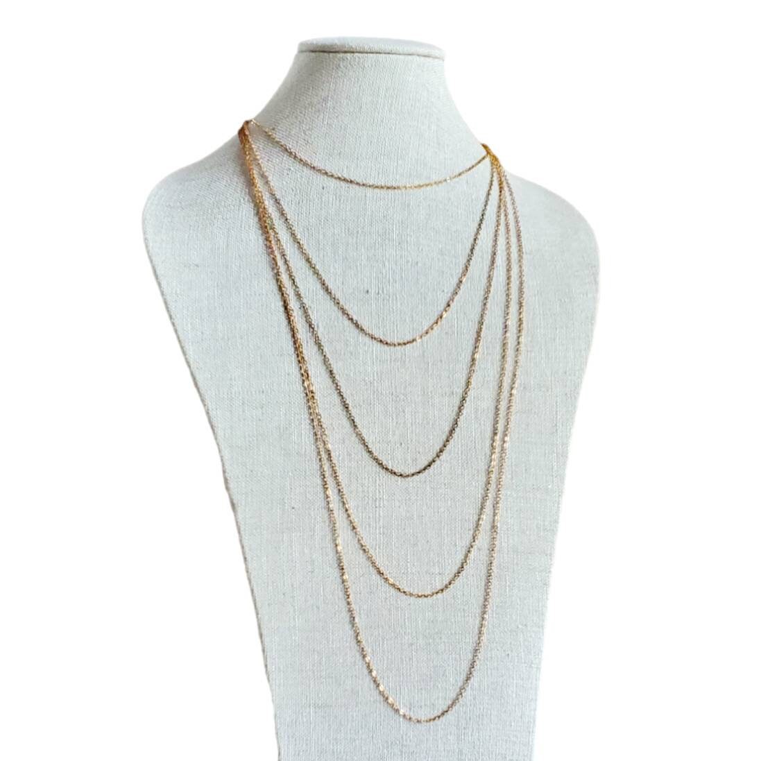 Solid RED Brass Cable Chain, Lobster Claw Clasp, Made in USA, Lengths: 16, 17, 18, 19, 20, 21, 22, 23, 24, 25, 26, 27, 28, 30, 32, 36 Inch
