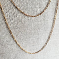 Solid RED Brass Cable Chain, Lobster Claw Clasp, Made in USA, Lengths: 16, 17, 18, 19, 20, 21, 22, 23, 24, 25, 26, 27, 28, 30, 32, 36 Inch