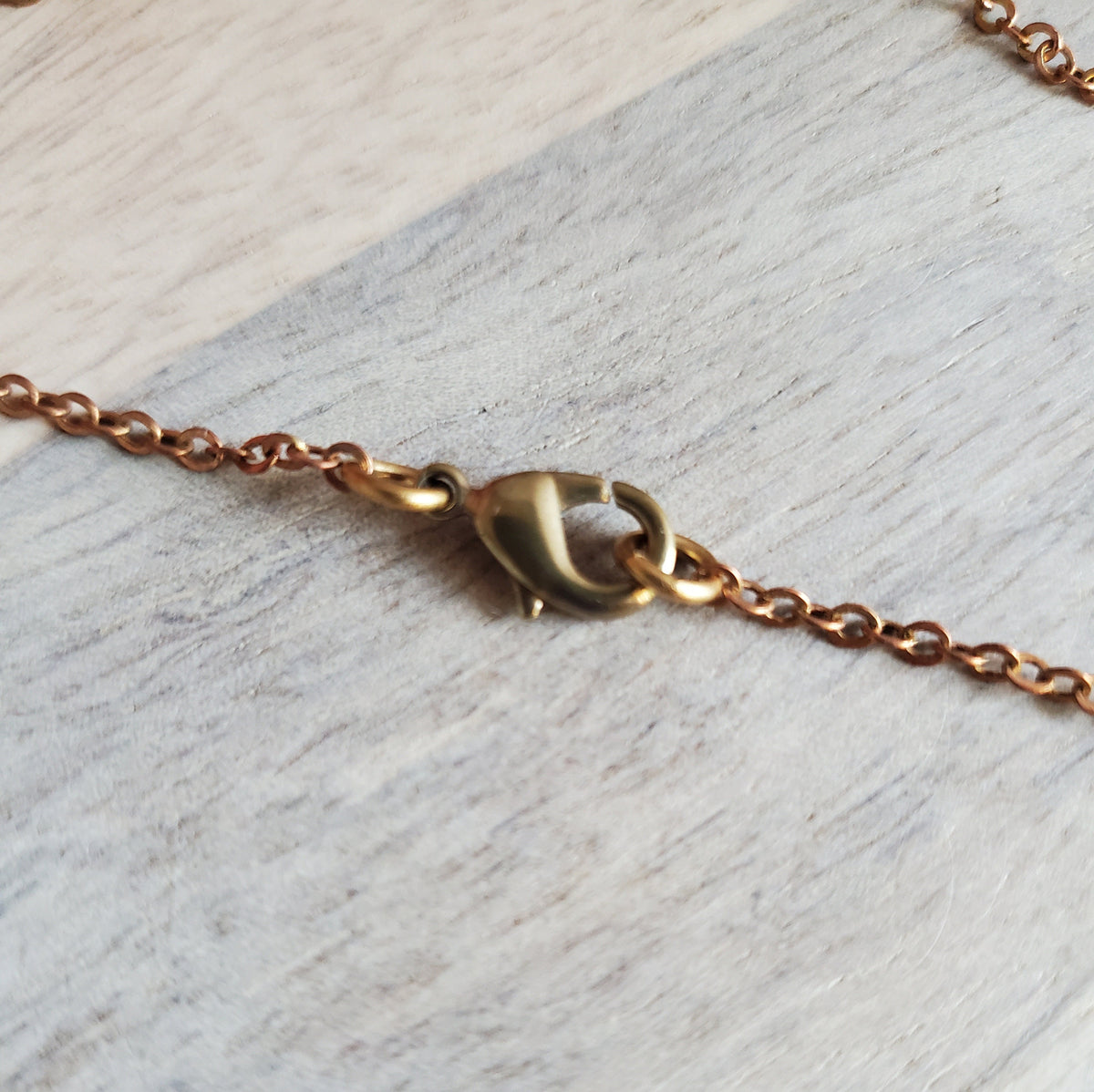 Old Vintage French 20 Centimes Coin Necklace, Brass Cable Chain, Birthday Gift Boxed, Marianne Profile, Handcrafted in USA by E. Ria Designs