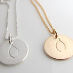 Wishbone Necklace | Wish Charm Jewelry | Gold or Silver Wish Bone Charm Necklace | Eriadesigns