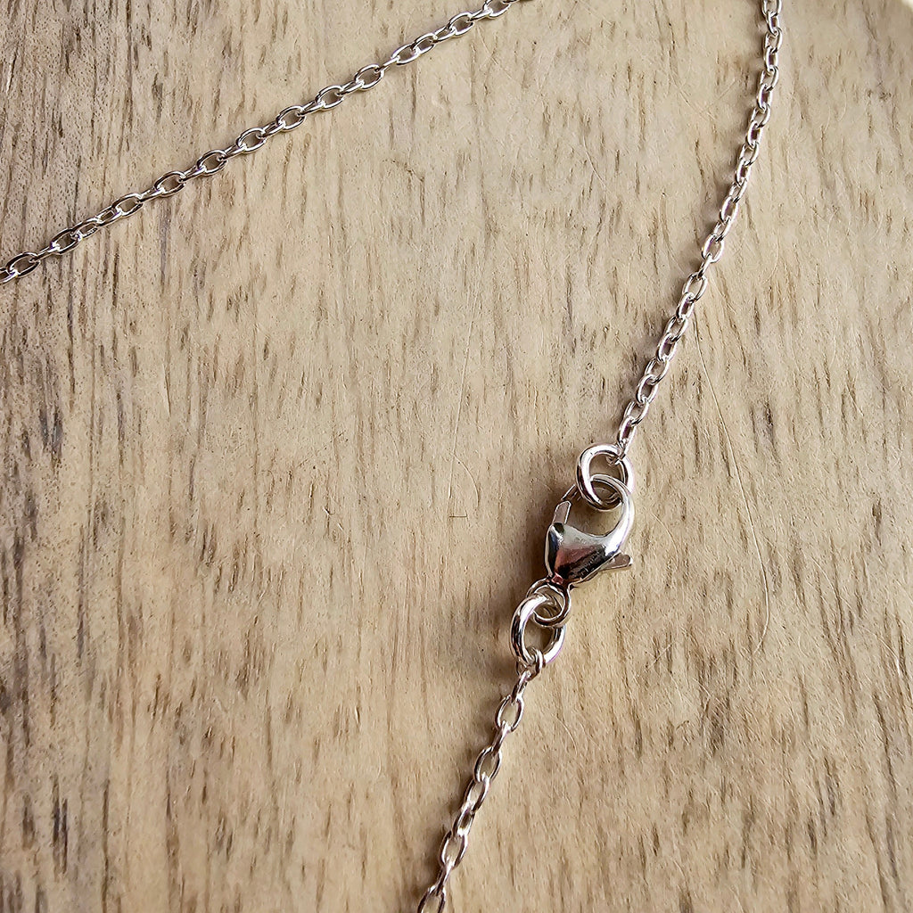 Vintage Italy Coin Necklace, Italia 50 Centesimi, Sterling Silver Cable Chain, 1940 or 1942, Gift Boxed, Handmade in USA, E. Ria Designs