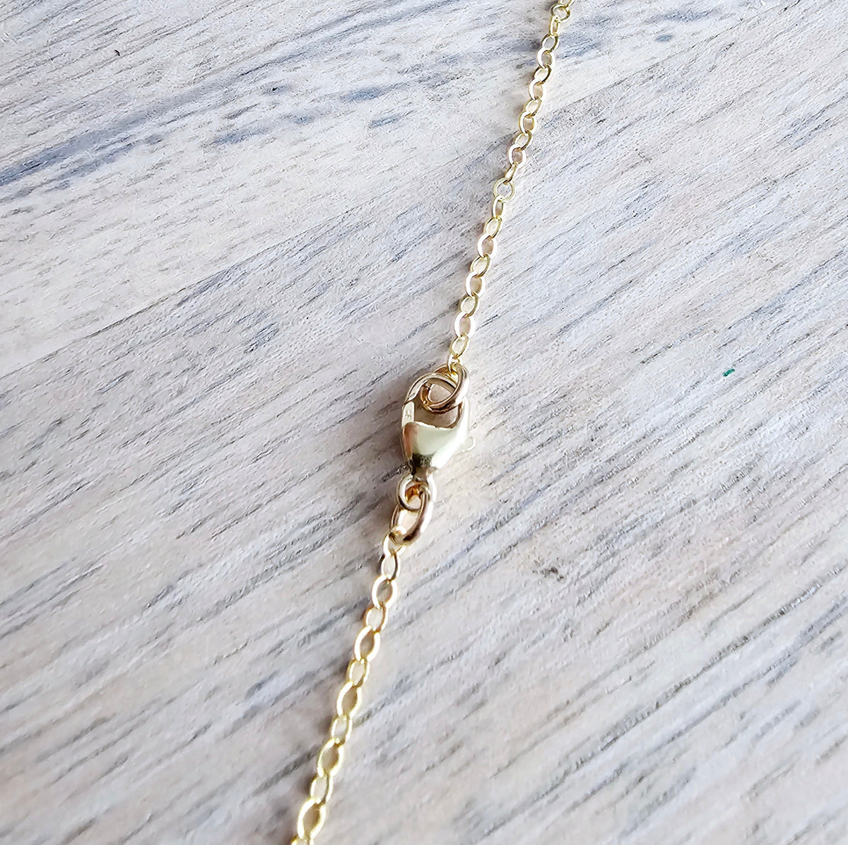 French Coin & Aquamarine Necklace, 14K Gold Filled Cable Chain, Marianne, March Birthstone, Gift Boxed, Handmade in USA Eriadesigns