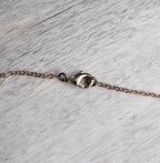 Chicken Coin Necklace, Crown Coin, Norway 2 Ore Moor Hen, Mint Dates Vary, Red Brass Cable Chain, Handmade Artisan Jewelry E. Ria Designs