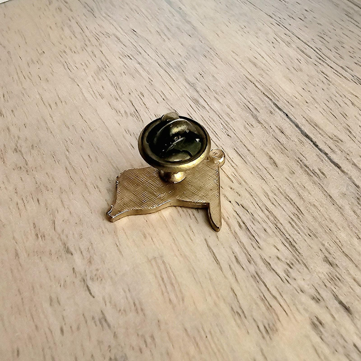 Vintage United States (U.S.) Flag Lapel Pin, Tie Tack Americana Patriotic Enamel Jewelry Gift Box Made in USA Stars & Stripes Red White Blue