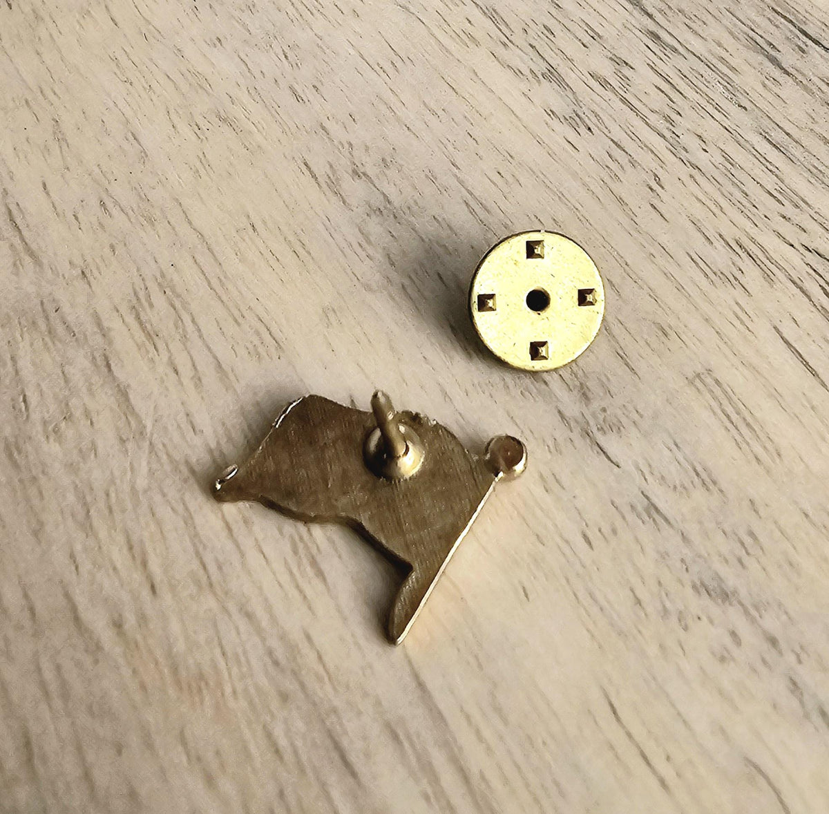 Vintage United States (U.S.) Flag Lapel Pin, Tie Tack Americana Patriotic Enamel Jewelry Gift Box Made in USA Stars & Stripes Red White Blue
