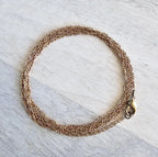 Red Brass Figure Eight Cable Chain, Lobster Claw Clasp, Made in USA, 16, 17, 18, 19, 20, 21, 22, 23, 24, 25, 26, 27, 28, 30, 32, 36 Inch