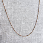 Red Brass Figure Eight Cable Chain, Lobster Claw Clasp, Made in USA, 16, 17, 18, 19, 20, 21, 22, 23, 24, 25, 26, 27, 28, 30, 32, 36 Inch