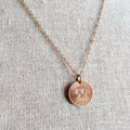 Vintage Pig Coin Necklace, 1997 Bermuda One Cent Coin, Old Coin Jewelry, Brass Cable Chain, Lobster Claw, Handcrafted in USA, Gift Boxed