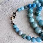 1983 Cyprus Bird Coin Pendant Necklace, Turquoise Jasper Beaded Chain, Birthday Anniversary Gift Boxed, E. Ria Designs, Made in USA