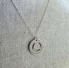Salt Lake City SLC Beehive Bee Skep Transit Token Necklace, Vintage Coin Jewelry, Handcrafted .925 Sterling Silver Chain, Made in USA