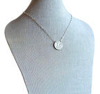 1922 Czechoslovakia 1 Koruna Antique Coin Necklace, 925 Sterling Silver Paperclip Cable Chain, Woman Farmer Gardener Jewelry, Gift Box, USA