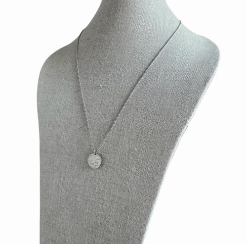 1984 Vintage Bermuda Fish Coin Necklace, Stainless Steel Ball Chain, Gift Boxed, Birthday or Anniversary Gift, Made in USA, ERiaDesigns