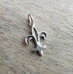 925 Sterling Silver Fleur De Lis Charm for Bracelet or Necklace, Gift Boxed