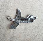 Sterling Silver Detailed Angel With Wings Jewelry, 925 Silver, Add to Charm Bracelet or Necklace Chain
