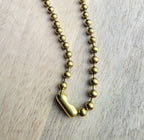 Old Vintage French 20 Centimes Coin Necklace, Brass Ball Chain, Birthday Gift Boxed, Marianne Profile, Handcrafted in USA by E. Ria Designs