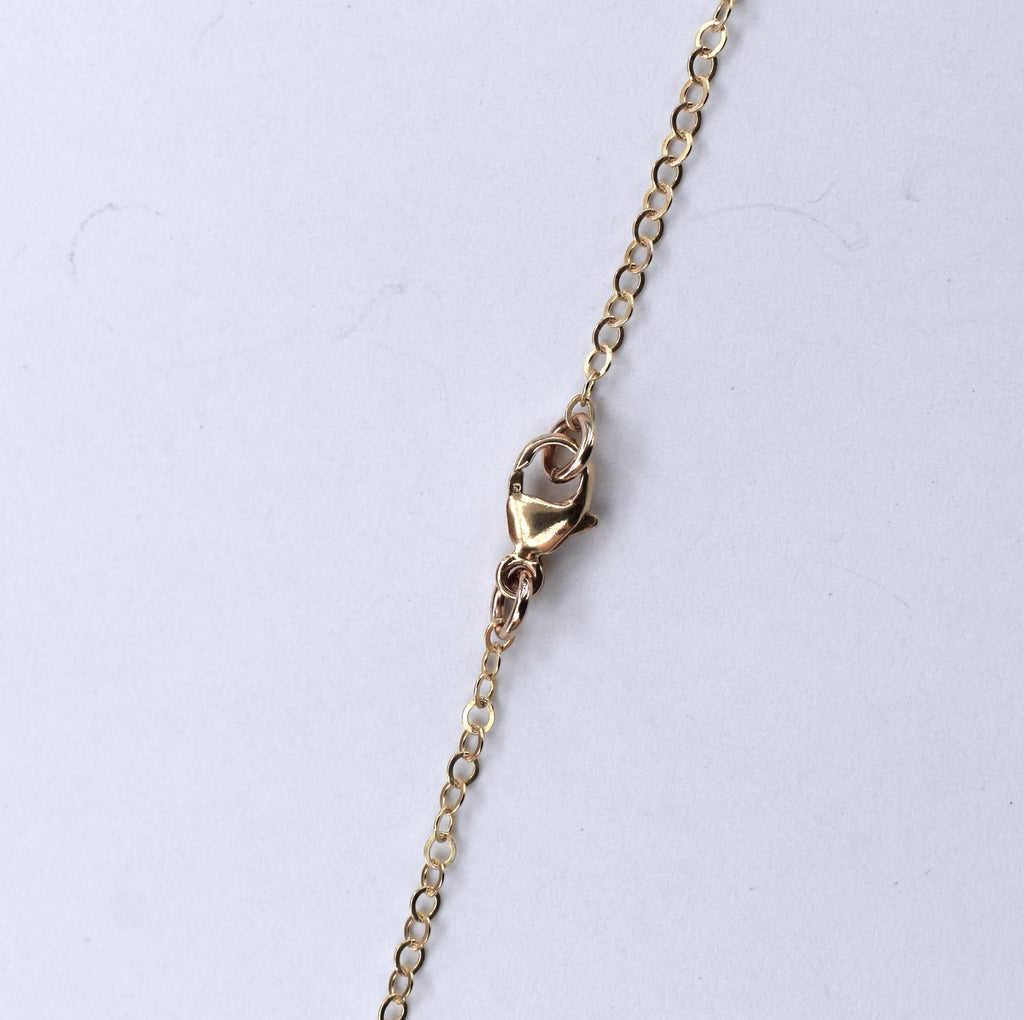 Gold Cable Chain, 14K Gold Filled, Choose Your Length, Lobster Clasp, Made in USA